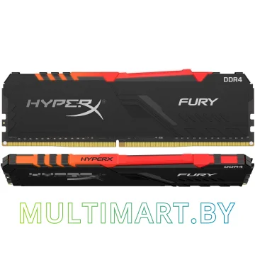 Оперативная память HyperX Fury RGB 16GB DDR4 PC4-29800 (HX437C19FB3A/16) картинка 3